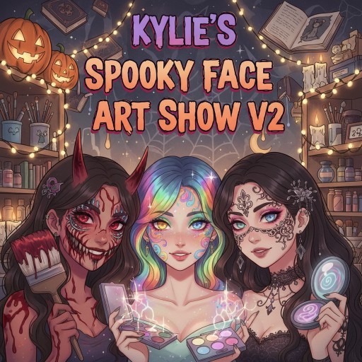 Kylie's Spooky Face Art Show v2