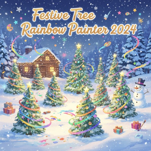 Festive Tree Rainbow Painter 2024
